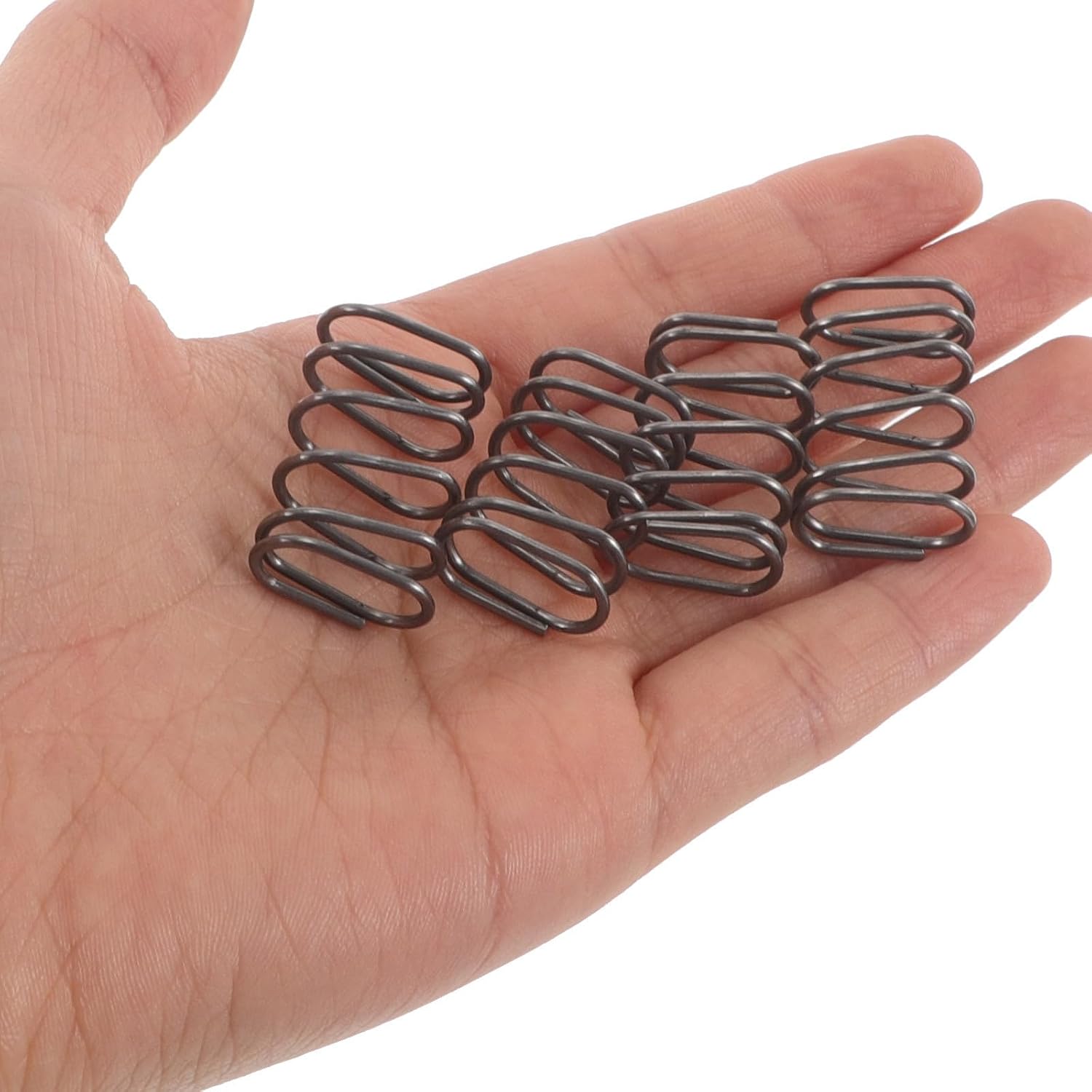 4pcs Stainless Steel Elongated Compression Springs, 1.06x0.67x0.39in, Trapezoid Flat Wire Replacement for Electronics, Model Making, Mechanical Projects