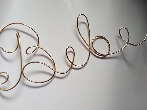 Miniatura 3 de Bebe Wire Words Sign For French Baby Nursery Decor