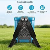 SideKing Pulvérisateur Électrique à Dos 16L, Pulvérisateur de Jardin Pression Réglable Jusqu’à 8,3 Bars, 2 Lances, Dossier Ergonomique, 5 Buses, Pulvérisateur Toiture Nettoyage Anti-Mousse & Façade - 5