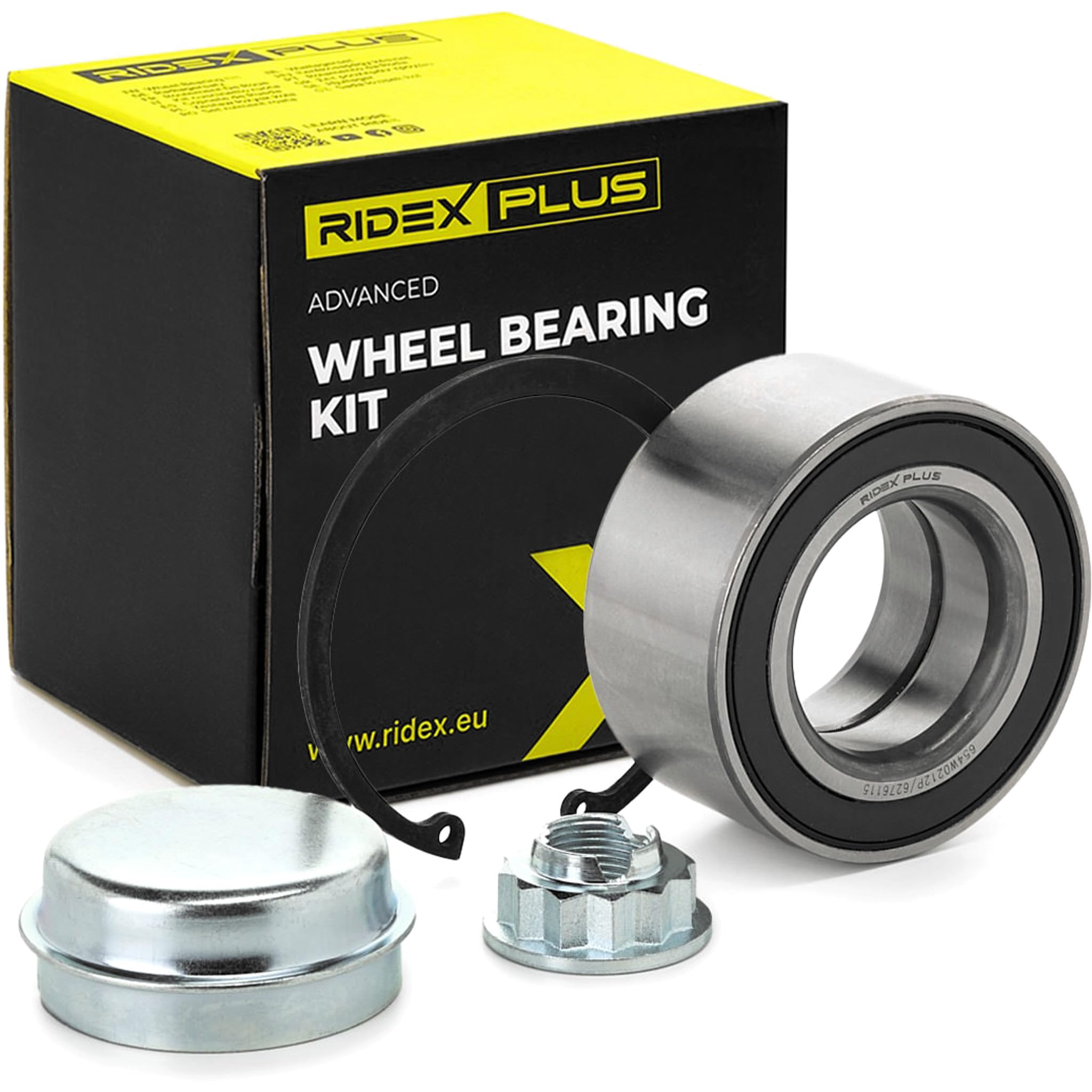 RIDEX PLUS 654W0212P Kit cuscinetto ruota Anteriore con materiale di fissaggio/montaggio con sensore ABS integrato Compatibilità con MERCEDES-BENZ Classe B W245