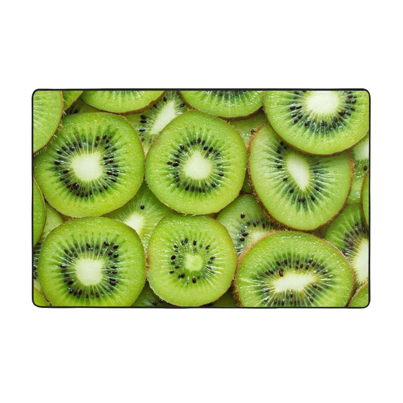 Tapis durable kiwi vert grand tapis de sol résistant et doux pour salle de jeux