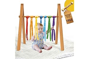 Wooden Baby Gym and Activity Center for Newborn