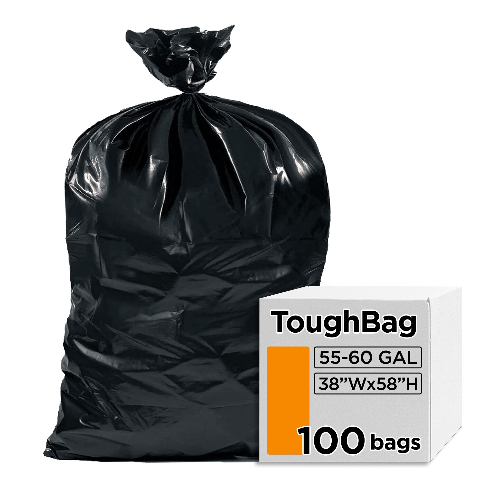 Buy ToughBag 55 Gallon T Bags, Large 5560 Gallon Industrial T Bags