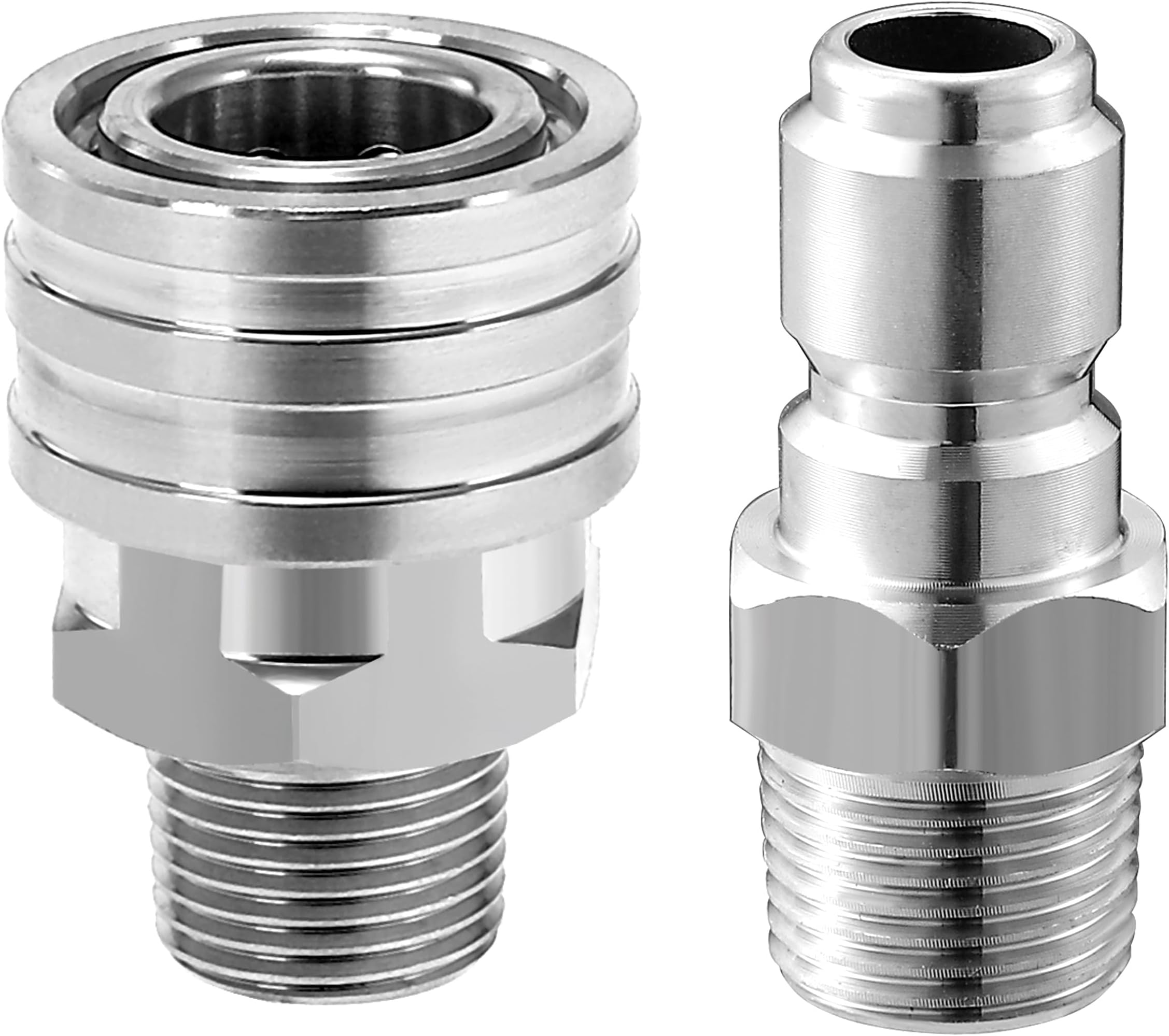 Pressure Washer Adapter Set, Quick Connect Kit, 3/8’’ Male Thread Fitting, 5000 PSI