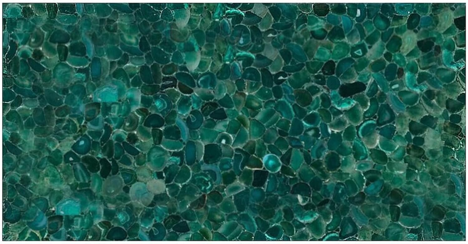 Green Agate Dining Table Top I Green Agate Conference Table Top I Agate Patio Table Top I Green Agate Table Top I Agate Hallway Table Top 54 x 54 Inches