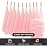MOONQUEEN Microfiber Facial Cloths Fast Drying Washcloth 12 Pack - Premium Soft Makeup Remover Cloths - Pink