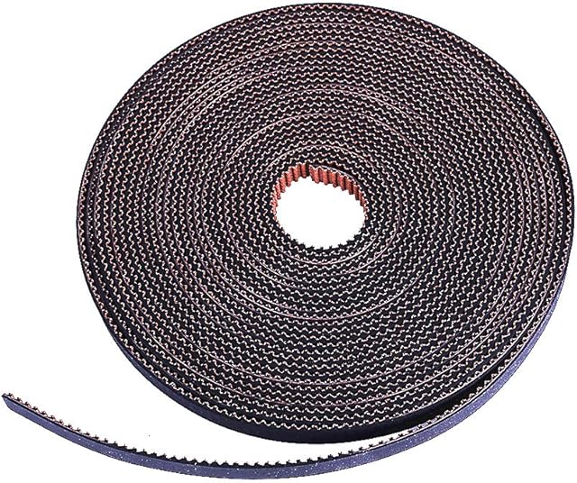 BZ 3D 5M GT2 Timing Belt 6mm Width Glass Fiber Non-Slip,for Prusa i3,Ender 3,Ender 5,CR-10, Anet A8, i3 Mega,CNC and Other 3D Printers. (5M Non-Slip)