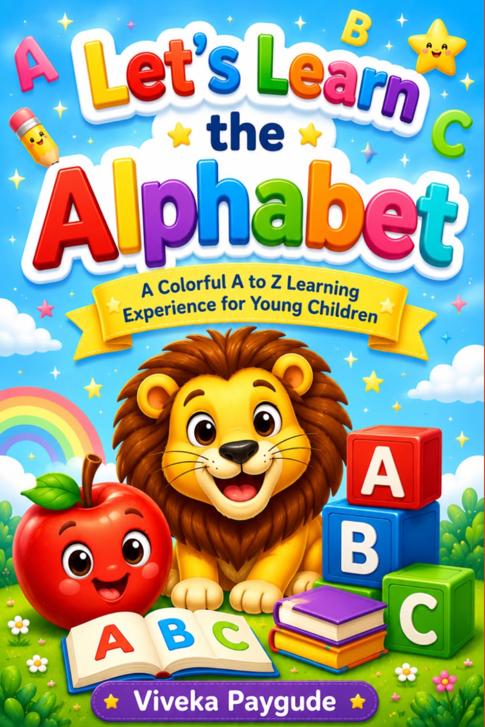 My First Book of Alphabet : Letters A to Z: A Fun Alphabet Book for Toddlers and Preschoolers
