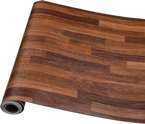 Miniatura 8 de Papel de contacto autoadhesivo de madera con bloque de carnicero para encimeras de cocina, armarios, puerta, mesa, escritorio, muebles, papel tapiz