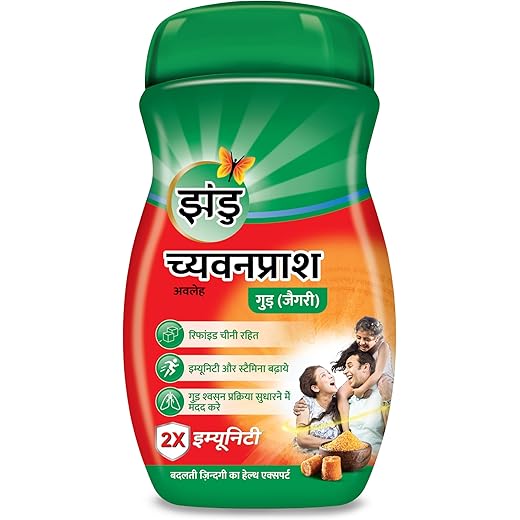 ZANDU CHYAVANAPRASH Avaleha Jaggery Gur Ayurvedic Immunity