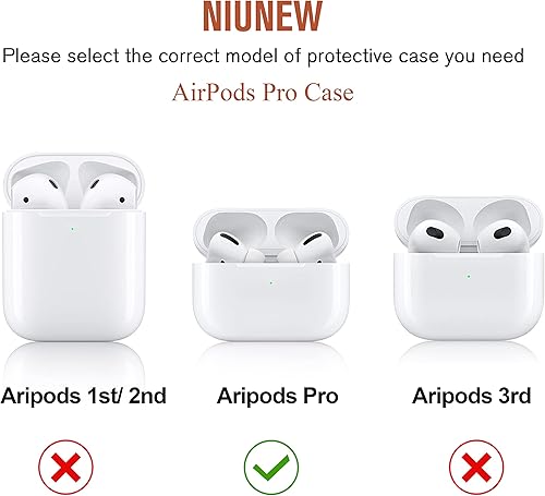 Miniatura 4 de Funda para AirPod Pro con llavero Boba, funda de silicona protectora de silicona compatible con AirPods Pro para niñas y mujeres