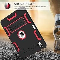 Vista 4 de GUAGUA Funda compatible con iPad de 10.9 pulgadas 2022 con soporte resistente 3 en 1, a prueba de golpes, antiarañazos, para iPad de 10.9 pulgadas