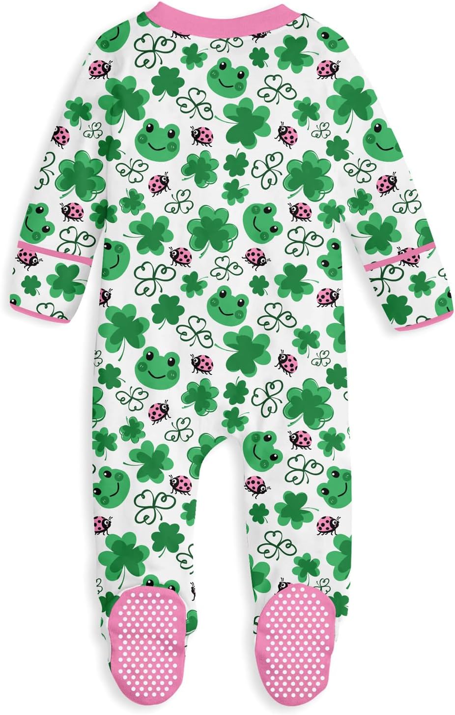 UNIFACO Baby Girls Boys Footed Pajamas One-Piece Sleeper Snug Fit Sleep and Play Zip Front Footie Romper 0-12 Month - Image 5