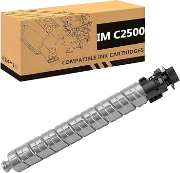 IMC2500 Compatible Toner Cartridge Replacement for Ricoh IMC2500 IMC2000 Printer, High-Performance High Capacity Black