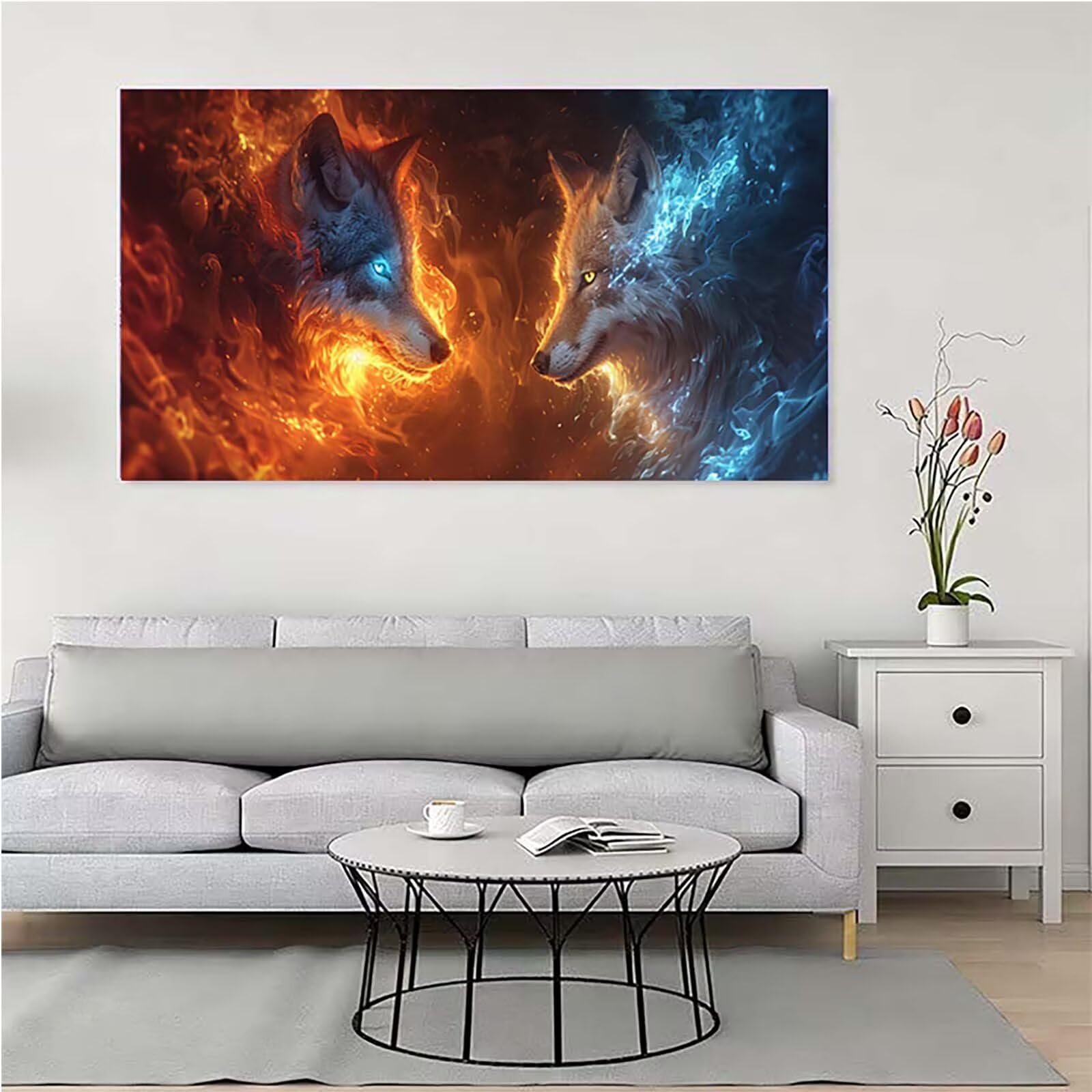 Fox Diamond Painting Grandi Dimensioni 50x100cm, Diamond Painting S-8579