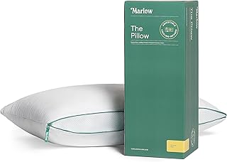 Marlow Adjustable Memory Foam Bed Pillow - Neck and Back Support for Side, Back and Stomach Sleepers - Standard/Queen Size