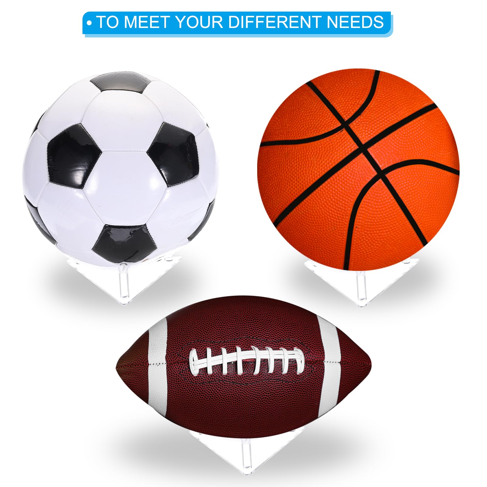 PATIKIL Baseball Holders for Balls 1 Pcs Acrylic Display Stand Small Ball for Baseball Golf Softball Tennis Sport Stand Ball - Image 4