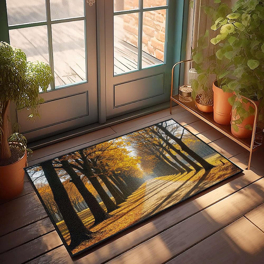 Tapis rétro entrée finie la saleté avec ce grand paillasson 65x90