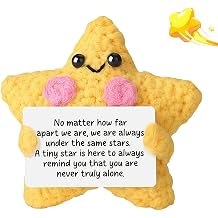 Emotional Support Gift, Goodbye Gifts for Kids, Emotional Support Crochet Meaningful Leaving Gifts Heartwarming Present for Long Distance Relationships for Boys Girls Positive Crochets