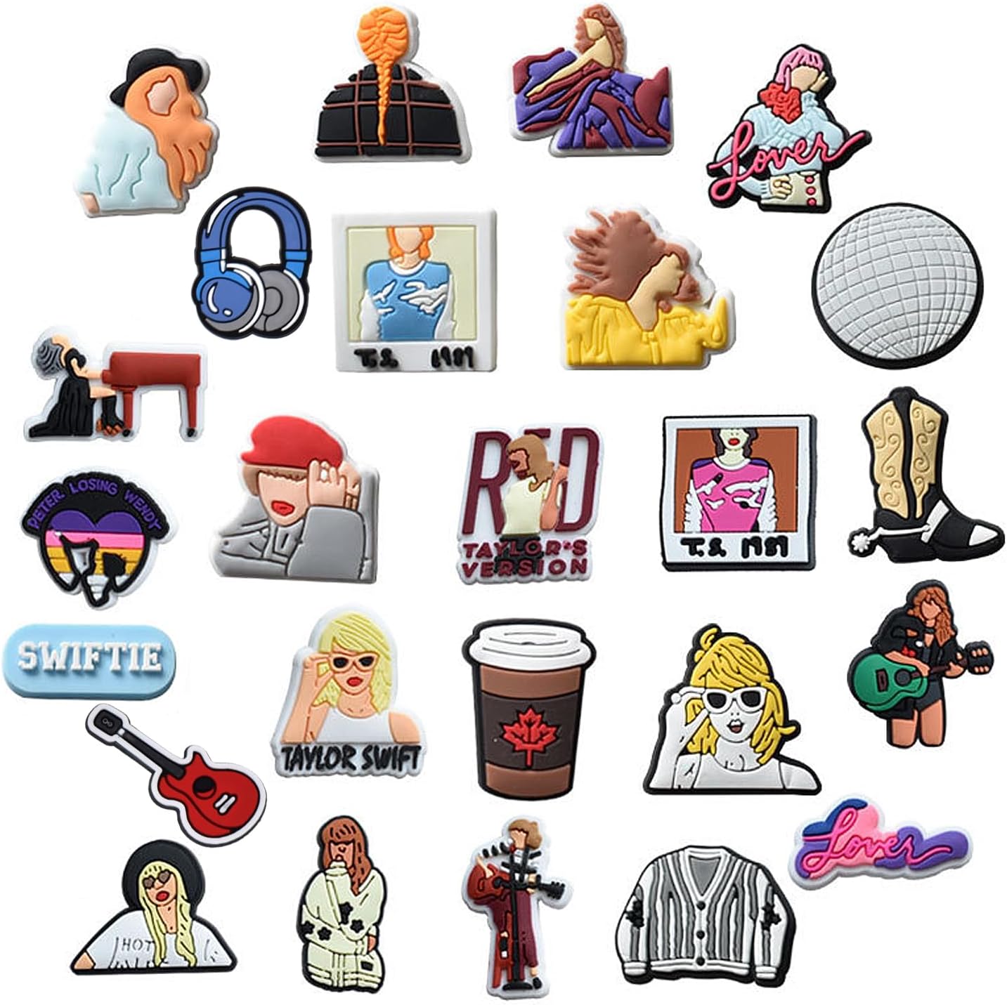 Croc Jibbitz 26Pcs Letters Shoe Charms For Accessories Wristbands