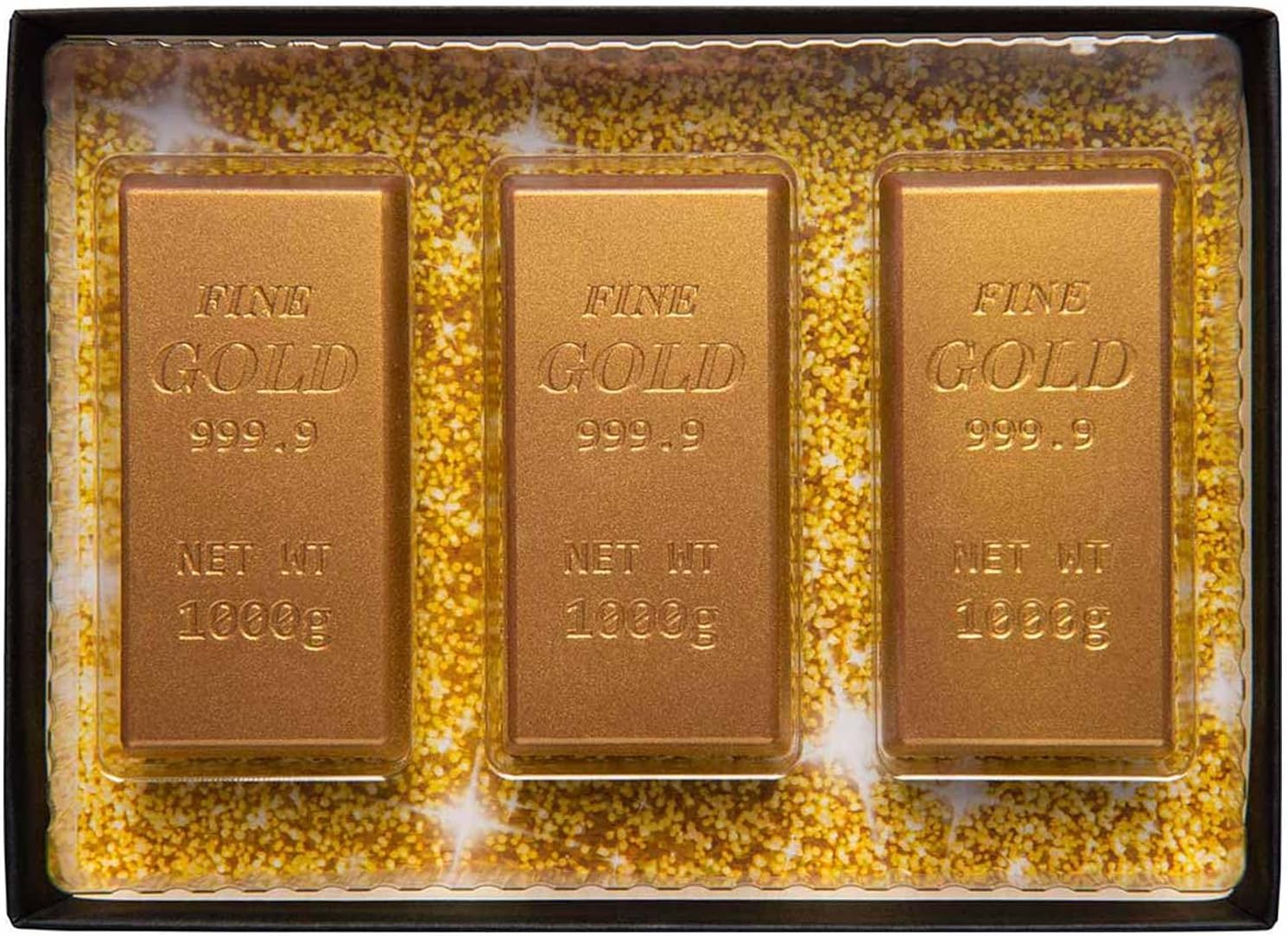 Weibler Confiserie Golden Ingots in Milk Chocolate - 1 x 75 Gram