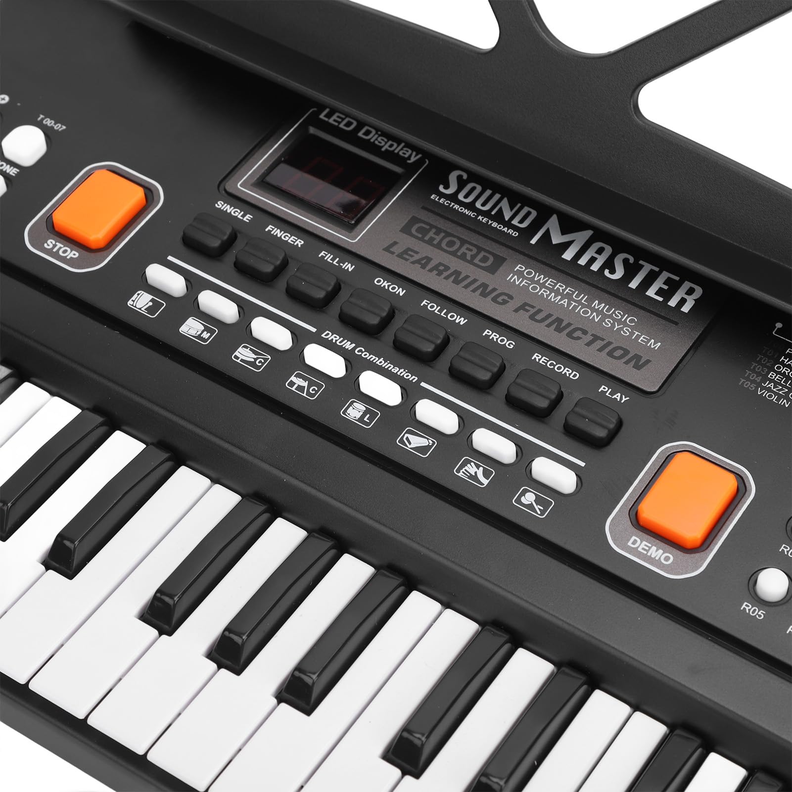 Kit tastiera elettrica a 61 tasti, pianoforte elettrico portatile ricaricabile, di compleanno per bambini
