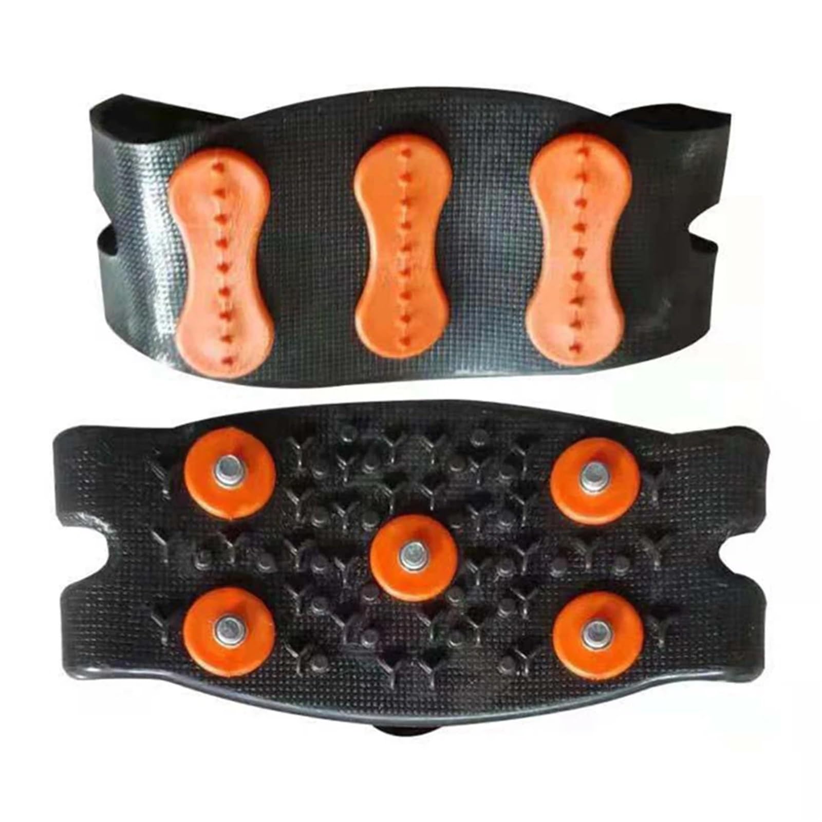 Anti-Rutsch-Spikes 5 Paar 5-Noppen-Schnee- und Eiskrallen, rutschfest, for Kletterschuhe, Unisex, Überschuhe, Kettenschuhspikes for den Winter