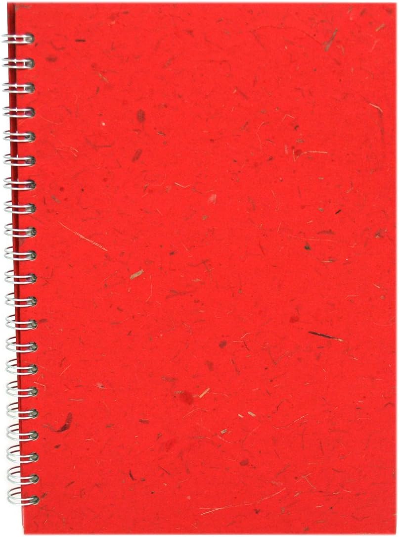 Pink Pig A4 Portrait Sketchbook White Cartridge, 35 Leaves Ruby