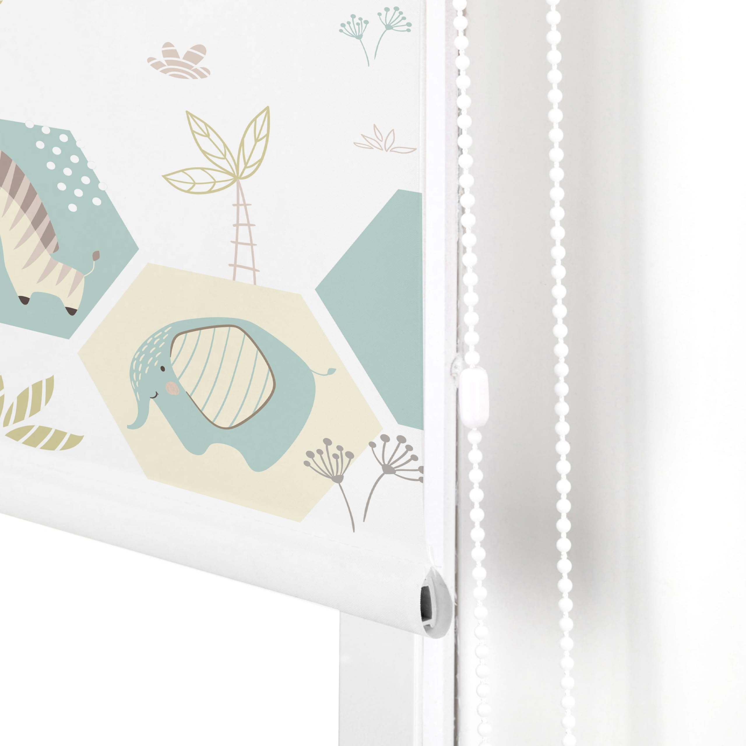 Blindecor Digital Store Enrouleur translucide avec Impression numérique Modèle Safari 140 x 180 cm Dimensions du Tissu 137 x 175 cm