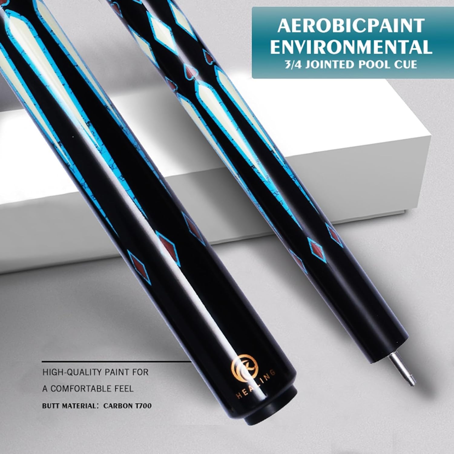 KONLLEN ビリヤード キュー ブレイク ＆ ジャンプ カーボンシャフト