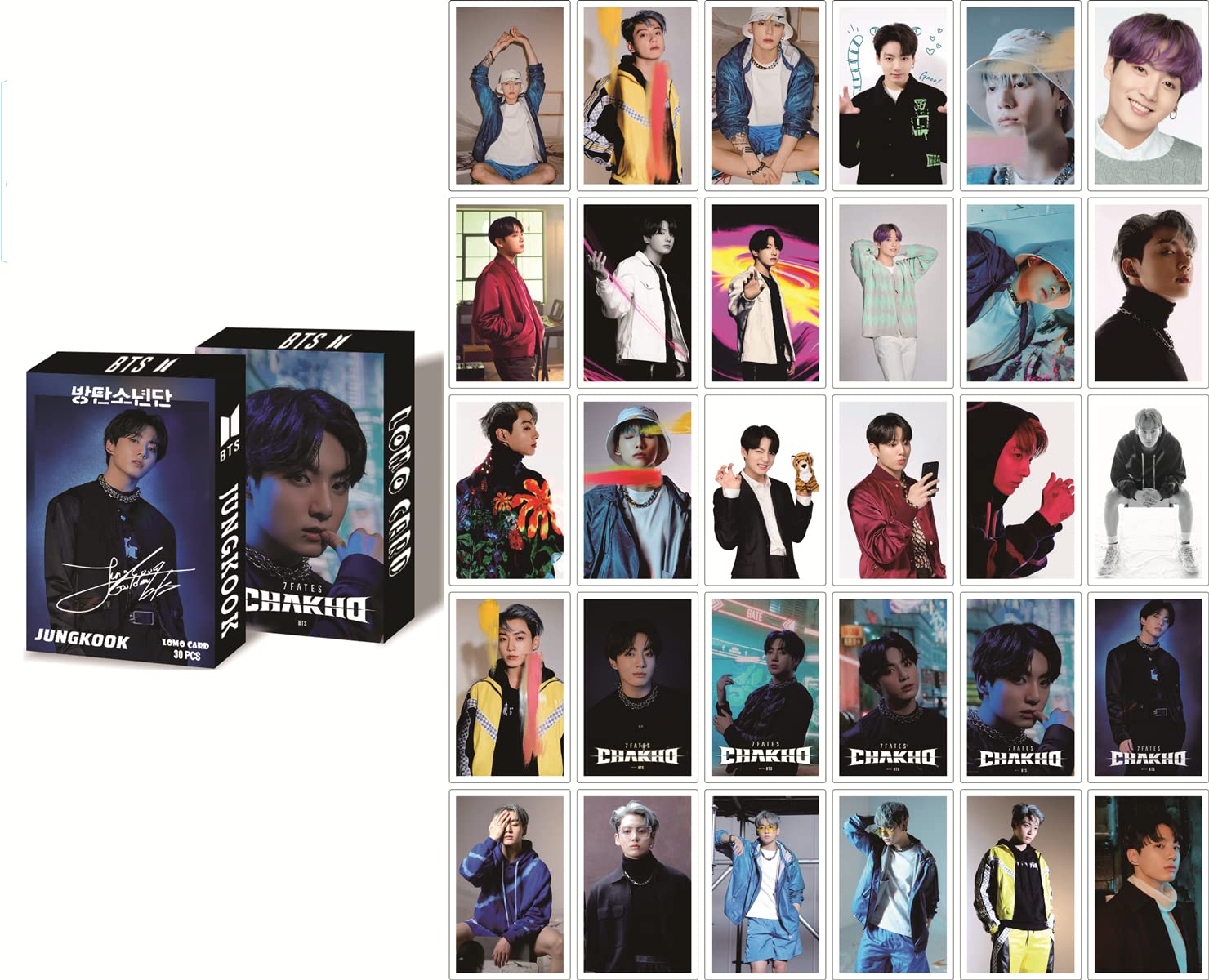 Amazon | ZHENGGE 8パック/240枚 BTS グッズ ロモカード KPOP フォト