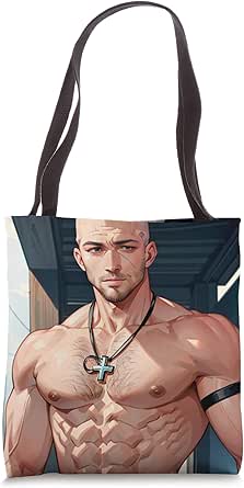 Amazon.com: Muscular Shirtless Buff Guy Anime Manga Bara Style Gay Yaoi
