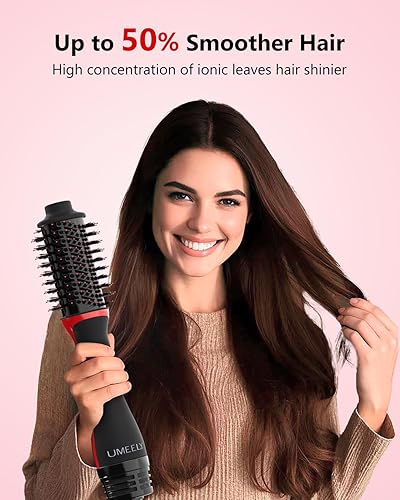 Miniatura 7 de Cepillo secador de pelo Plus 2.0, cepillo secador de pelo en uno, cabezal ovalado de 2 pulgadas, cepillo de aire caliente estilizador y