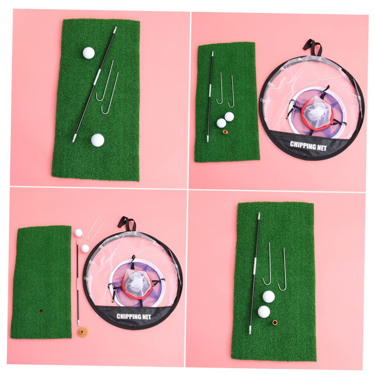 POPETPOP Chipping Pitching Cage Durable Practice Net for Use Perfect Training Aid for Golfers