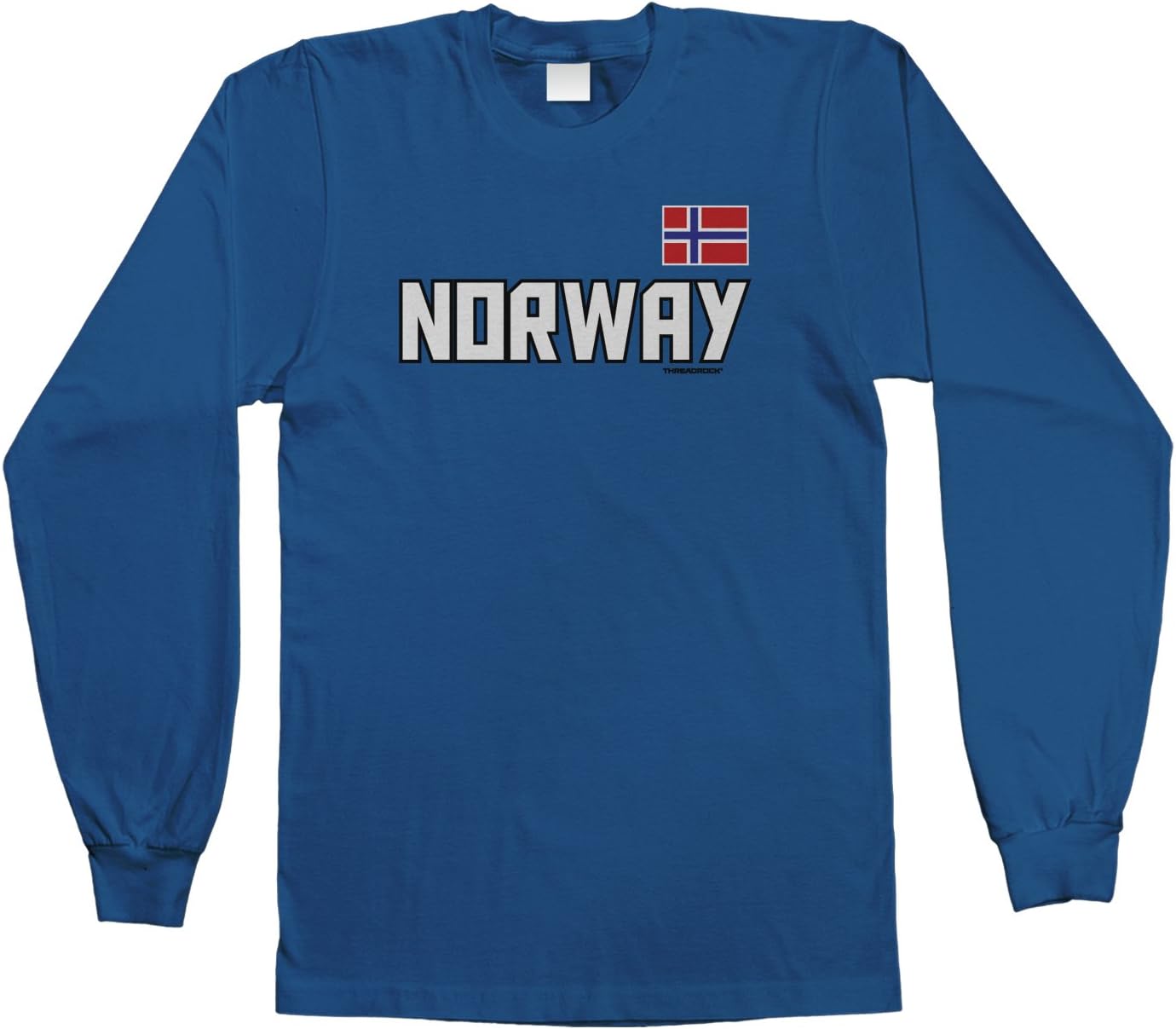 Threadrock Big Boys' Norway National Pride Youth Long Sleeve T-Shirt