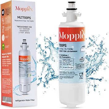 Mopplex Refrigerator Water Filter Replacement, LT700P Compatible Replacement Filter for Fridges, Water Filter for Lg Refrigerator Ensures Optimal Performance and Installation for Safe Drinking Water