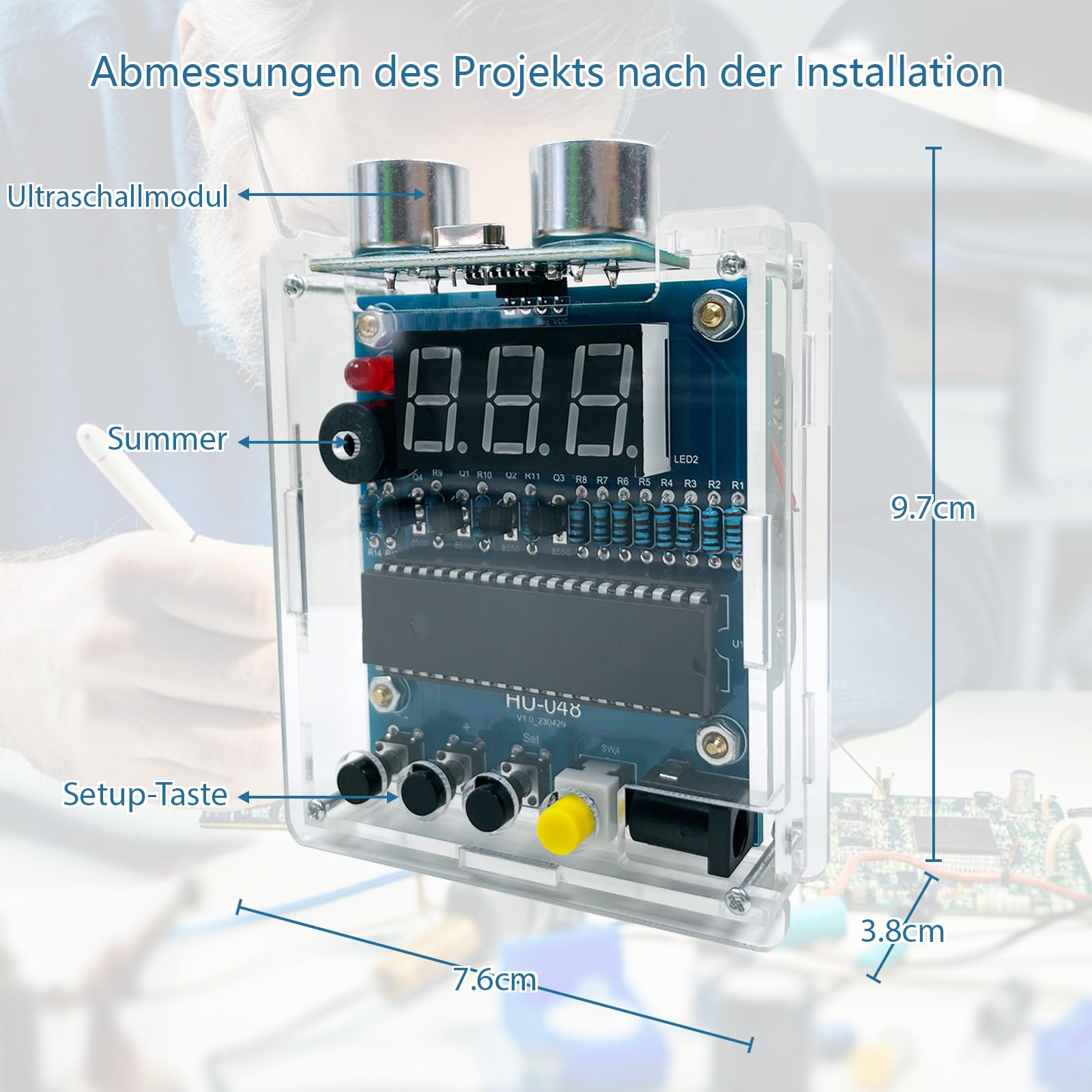 HC-SR04 Abstandsmessung Ultraschall Ultrasonic Sensor Module - Eckste