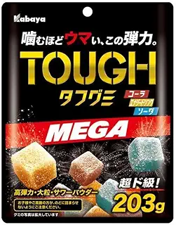 カバヤ タフグミMEGA 203g×6袋入