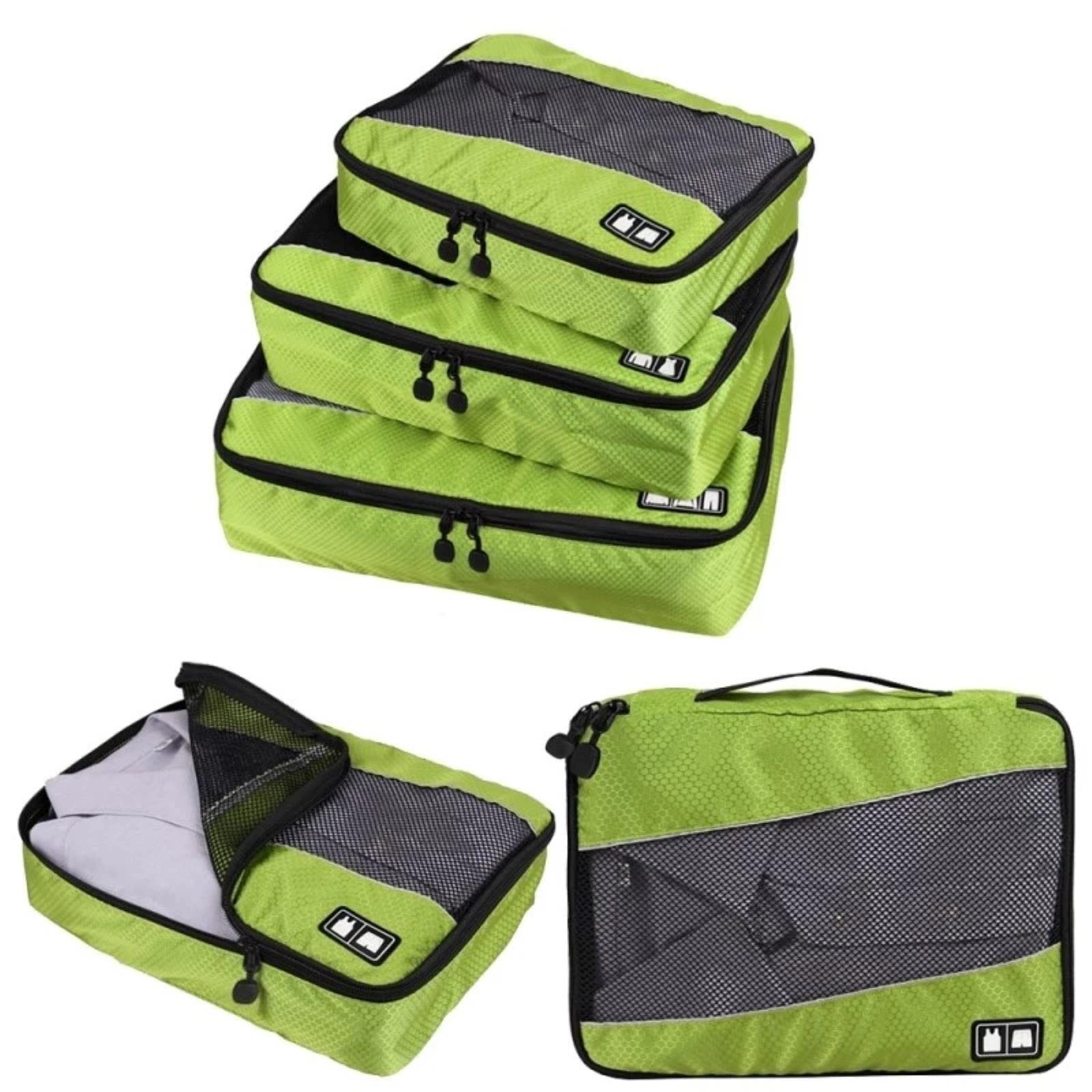 Lot De 4 Cubes D'Emballage De Voyage Pour Valise, Animal De La Forêt