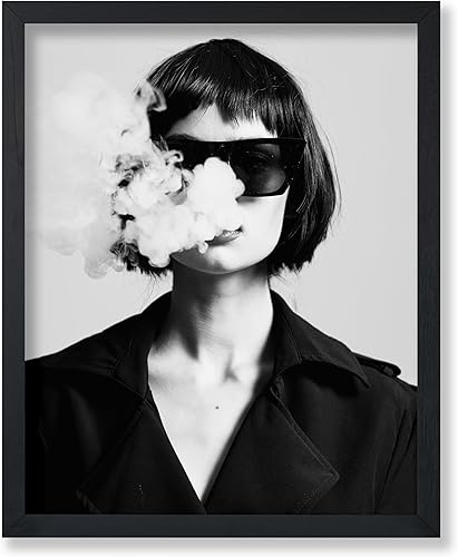 Miniatura 40 de Monem Art - Póster de autos clásicos, impresión de autos estacionados, arte de fotografía, arte en blanco y negro, arte moderno, arte de autos