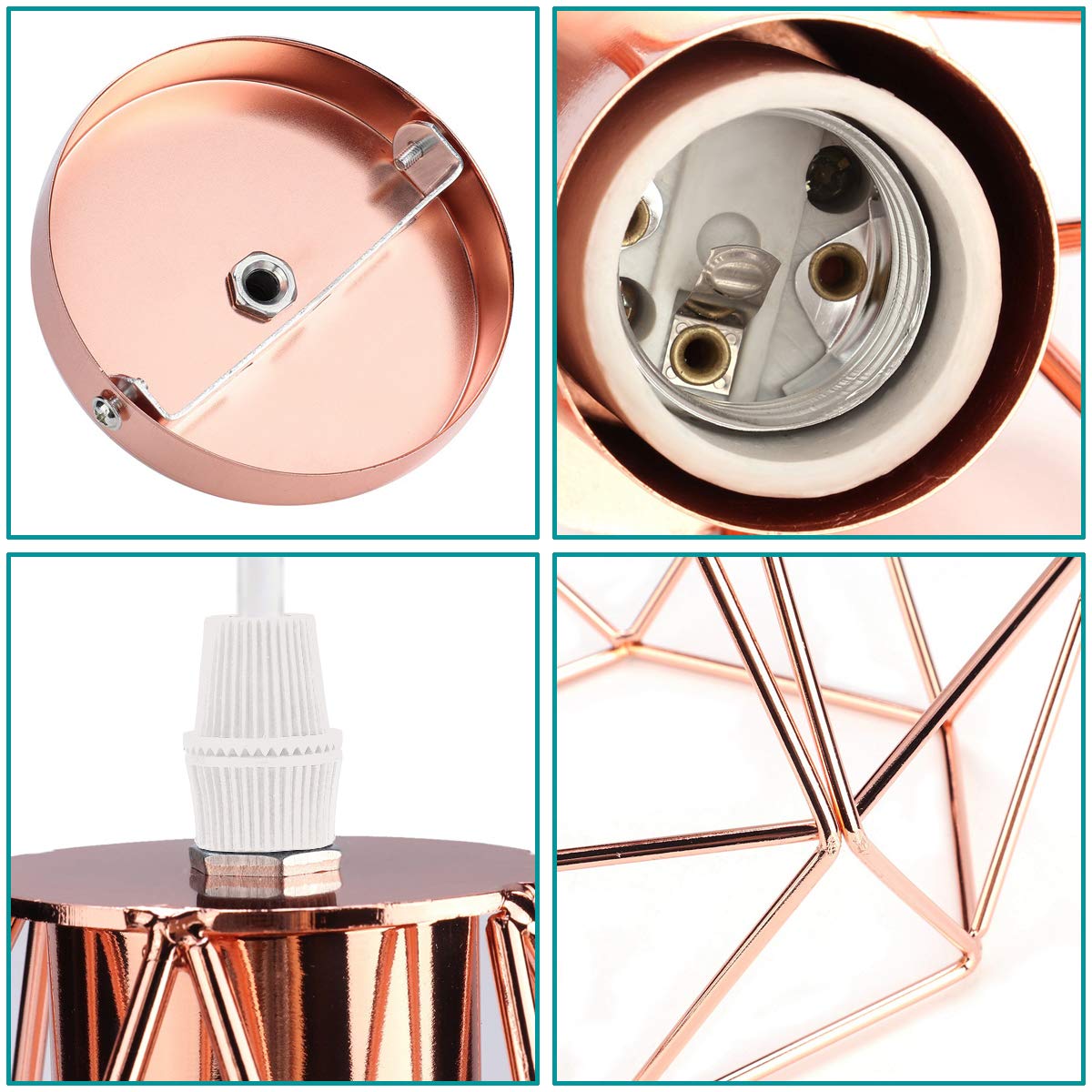 LAMPADA A SOSPENSIONE STILNOVO MONGOLFIER 40 ORO ROSA