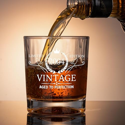 Miniatura 3 de Regalos de cumpleaños 21 para él, vasos de whisky 2003, gafas anticuadas, ideas de regalo de cumpleaños 21, regalos de cumpleaños 21 para él,