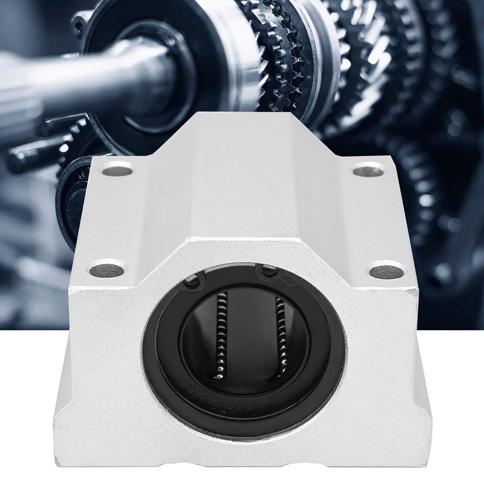 25mm Aluminum Linear Motion Ball Bearing Slide Block CNC Linear Unit High Density Strong Load Bearing Fast Speed Equipment Construction Machinery