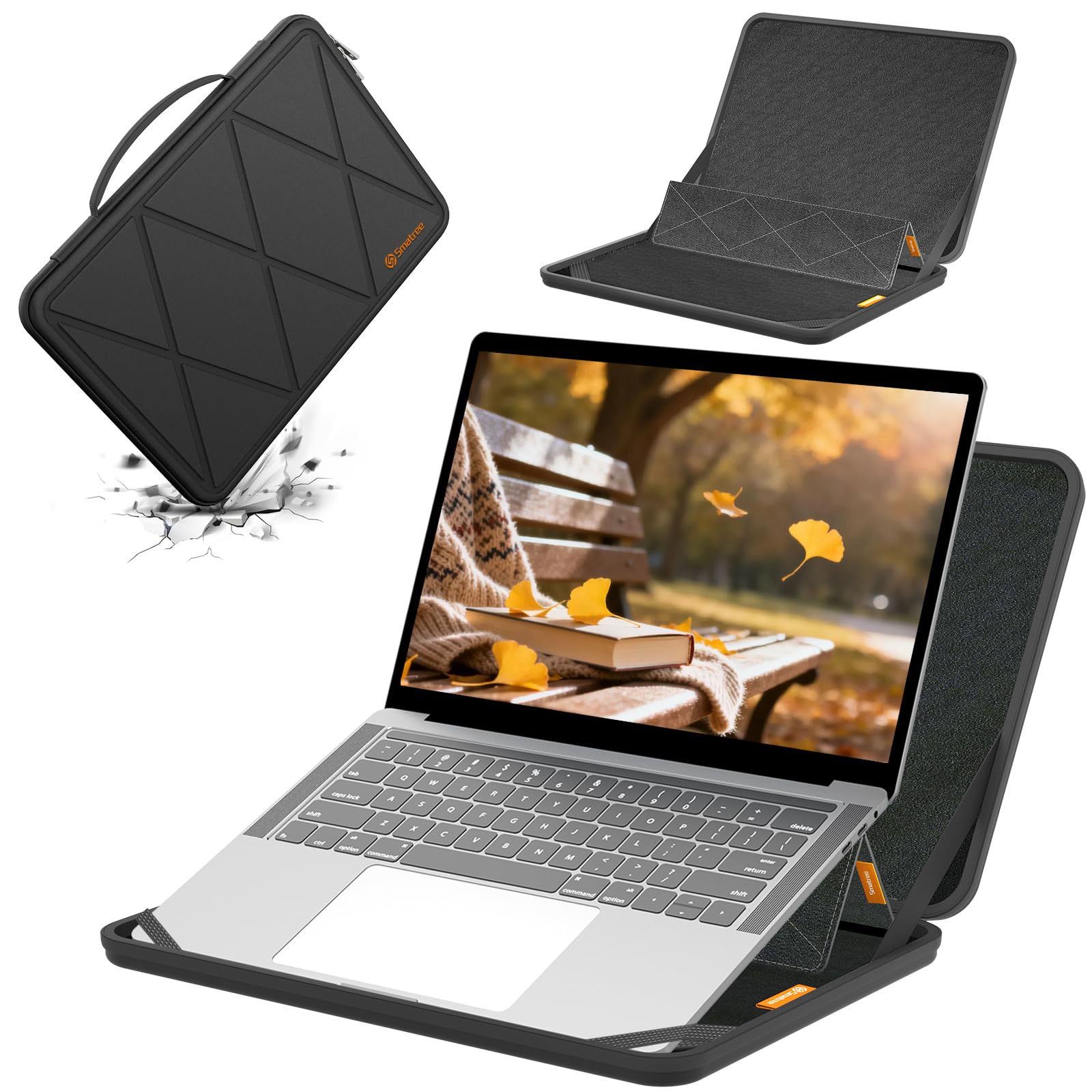 Smatree MS89 Protección rígida 16 Pulgadas Funda para portátil Compatible con Lenovo Yoga 7 Pro, ASUS ROG Zephyrus M16/Vivobook Pro 16X, Acer Chromebook 516, GIGABYTE Aero 15/16/X16