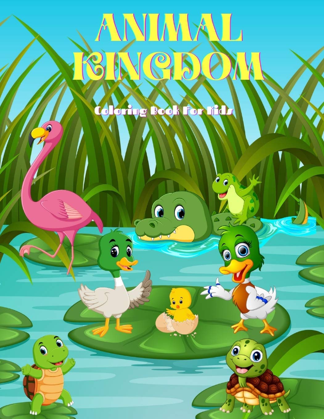 Buy Animal Kingdom - Coloring Book for Kids: Sea Animals, Farm Animals