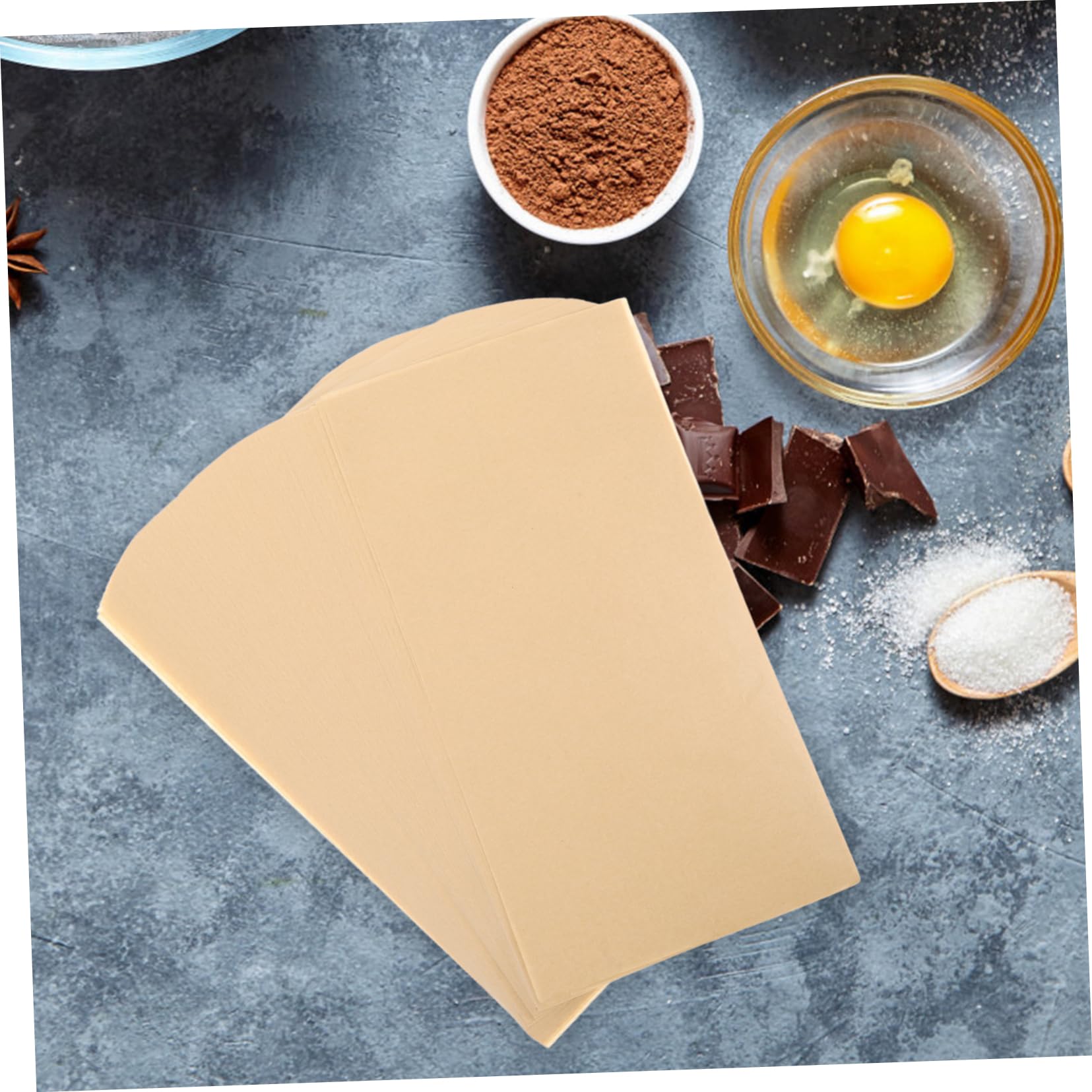 Feuilles de Papier Sulfurisé 300 Pièces Silicone pour Usage Alimentaire