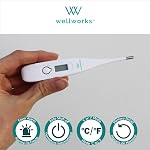 Clinical and Digital Thermometer - Baby Thermometer For Oral, Rectal, and Underarm Use - High Accuracy with Memory Recall and Fever Alarm - Suitable for Ages Newborn and Up