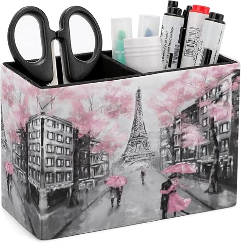 Soporte para lápices para escritorio, torre Eiffel para parejas, soporte para bolígrafos, organizador de escritorio, organizador de lápices, soporte
