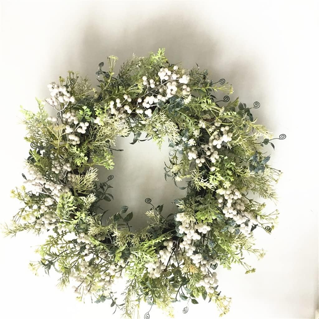 Christmas Wreath Ginkgo Wreath American Door Decoration Simulation Wreath