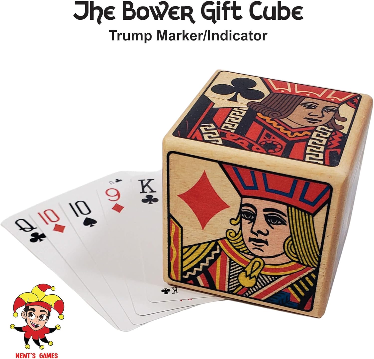 Newt's Playing Cards The Bowers Deluxe Trump Marker/Indicator - Gift Cube